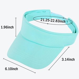 Casquette de soleil unisexe réglable pour sports de plein air, protection UV, légère, pour golf et tennis, vente en gros OEM - Product Image 4