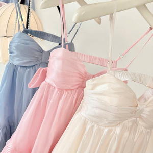 Vestido Personalizado con Tirantes Finos y Volantes en Capas, Moda Femenina OEM - Product Image 5