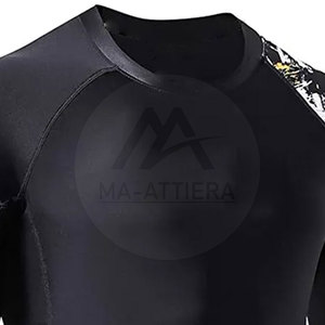 Chemises de compression solides pour hommes, écologiques, à séchage rapide, respirantes, en tissu extensible, pour l'entraînement, la course à pied, la gym, la remise en forme - Product Image 5