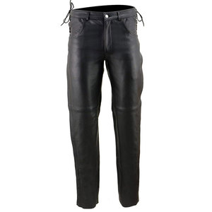 Pantalones de Cuero para Hombre, Diseño Moderno, Cuero Genuino de Alta Calidad, Ajuste Perfecto para Uso Diario - Product Image 1