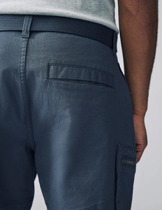 Pantalones Cortos Deportivos Casuales de Verano para Hombre, Ligeros y Holgados, con Cordón Ajustable, Color Sólido, 100% Algodón, Transpirables y Ecológicos, para Playa - Product Image 3