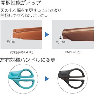 Tijeras de Doble Uso GANRAKU KOKUYO HAKO-AKE, Tijeras Portátiles Japonesas para Abrir Cajas, para Uso en Embalaje, Almacén y EDC - Product Image 2