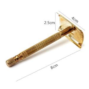 Rasoir de sécurité à double lame en aluminium pour barbe et rasoir de sécurité pour homme - Product Image 3
