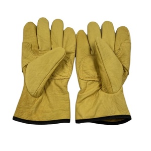 Guantes de conductor de alta protección de piel de búfalo para hombres y mujeres Anti-Corte antideslizante ignífugo anti-calor - Product Image 1