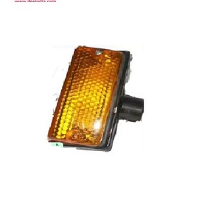 Luz indicadora delantera Hero para CD Deluxe - Carcasa negra de plástico ABS con lente de policarbonato, lente ámbar, intermitente para motocicleta - Product Image 3
