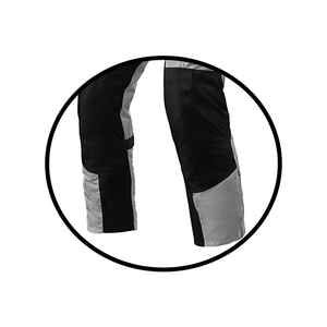 Pantalon cargo homme personnalisé avec logo, imperméable, mi-lourd, taille élastique, coupe droite décontractée, multi-poches, en tissu peigné, idéal pour la randonnée - Product Image 4