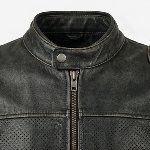 Veste de moto en cuir véritable pour homme de qualité supérieure, nouvelle arrivée, vestes de moto d'hiver, protections amovibles, personnalisables - Product Image 4