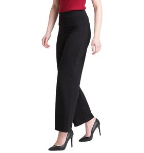<b>Women</b> High Waist Wide Leg Pants Pockets Zip Closure Breathable Stretchable Eco-Friendly Quick Dry <b>Loose</b> Fit Formal Office Wild - Product Image 2