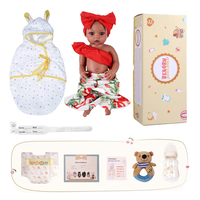Poupée Reborn Bébé Fille Africaine Américaine en Silicone Corps Entier de 16 Pouces Babeside Phoebe Prête à l'Expédition Vente en Gros Direct Usine