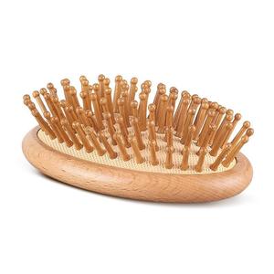 Hochwertige umwelt freundliche natürliche hölzerne Bambus borsten Haarpflege Kamm Set Luftkissen <span class=keywords><strong>Massage</strong></span> Holzhaar bürsten - Product Image 2