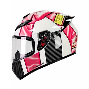 Precio de fábrica de alta calidad personalizado Abs alta dureza colorido Crash <span class=keywords><strong>casco</strong></span> motocicleta Retro cara completa <span class=keywords><strong>casco</strong></span> de carreras de motos - Product Image 4