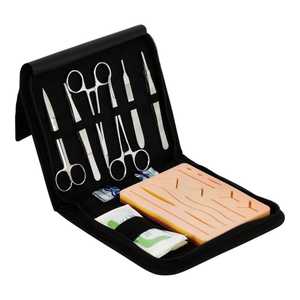 Kit d'entraînement complet à la suture pour étudiants en médecine avec coussin en silicone et instruments chirurgicaux Salaar Industry - Product Image 1