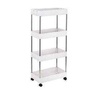 Armadio Portagioie Verticale con 5 Cassetti e 8 Ganci per Collane, Organizer Superiore e 2 Cassettiere Laterali - Product Image 2