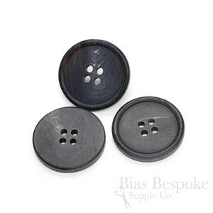 Botones de Costura Hechos a Mano de Cuerno de Búfalo de Alta Calidad, Redondos, con 4 Agujeros, Estilo Animal, Duraderos, para Ropa, Camisas y Trajes, Negros - Product Image 6