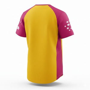 Maillot de baseball personnalisé de haute qualité, respirant, antibactérien, séchage rapide, 100% polyester, vêtements de sport d'équipe - Product Image 2