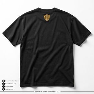 Camiseta Negra de Manga Corta para Hombre con Estampado de León Amarillo, Cuello Redondo, Corte Casual, Diseño Transpirable - Product Image 4