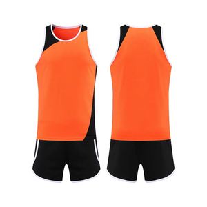 Custom <b>Running</b> Uniform Men Sublimated <b>Running</b> Singlet & Shorts Set Quick Dry Breathable Sportswear OEM Athletic Track Suit - Product Image 1