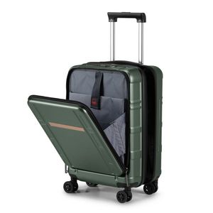 Valigia da Viaggio 20 Pollici in Alluminio con ABS+PC 22 X 14 X 9 Approvata dalle Compagnie Aeree Scomparto Frontale Doppie Ruote Girevoli Serratura TSA - Product Image 5
