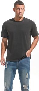 เสื้อยืดโอเวอร์ไซส์พรีเมียมสำหรับผู้ชาย ออกแบบเองได้ ผ้าคอตตอนหนานุ่ม สไตล์สตรีทแวร์ คอกลม เสื้อยืดเปล่า ผู้ผลิต รับผลิตแบบ OEM ODM - Product Image 2