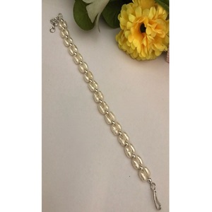 Gorgeous Premium Quality Brass Charm <b>Bracelet</b> with <b>Silver</b> Plating Trendy Design for Party Wedding Events Wear for Women Girls - Product Image 2