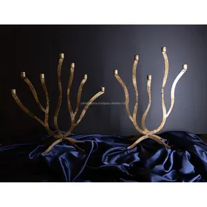 Candelabros Metálicos de Lujo Hechos a Mano al por Mayor para Centros de Mesa de Boda, Mesas de Comedor y Decoración Moderna para el Hogar, Proveedor Zahid Exports - Product Image 4