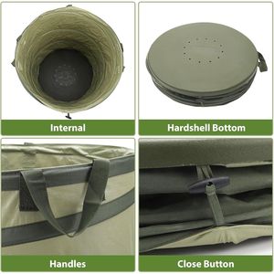 Contenedor de Basura Plegable de 45 Galones con Fondo Rígido para Desechos de Jardín, Hojas, Malezas o Basura de Fiestas - Product Image 4
