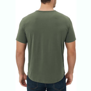 T-shirts pour hommes personnalisés avec logo par sublimation, impression minimaliste, style décontracté, manches courtes, en coton. - Product Image 2