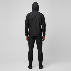 Hot Selling Black Winter Unisex Elastic <b>Waist</b> Sauna Suit Gym Running Set Breathable Four-Way Stretch Sportswear Fitness Weight - Product Image 2