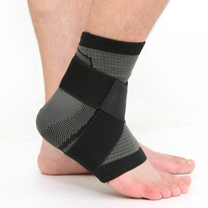 Professional Grade Neoprene Ankle Strap Durable Steel D Ring Adjustable <b>Compression</b> Protection Unisex Soft Padding for Workout - Product Image 6