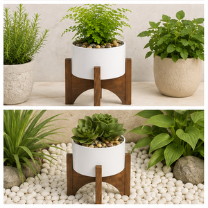 Soporte <span class=keywords><strong>de</strong></span> <span class=keywords><strong>Madera</strong></span> Moderno Hecho a Mano <span class=keywords><strong>para</strong></span> Plantas <span class=keywords><strong>de</strong></span> Interior, <span class=keywords><strong>para</strong></span> Suculentas, <span class=keywords><strong>Cactus</strong></span> y Decoración <span class=keywords><strong>de</strong></span> Escritorio <span class=keywords><strong>de</strong></span> Oficina, Soporte <span class=keywords><strong>de</strong></span> Maceta <span class=keywords><strong>de</strong></span> <span class=keywords><strong>Madera</strong></span> Sólida - Product Image 4