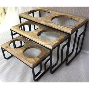 ชามสเตนเลสขนาด250มล. พร้อมขาตั้งหลอดสีดำสำหรับรับประทานอาหารสุนัขแมว - Product Image 1