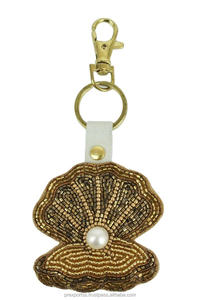 Handmade Eco-Friendly Adjustable Beaded Embroidered Fabric <b>Keychain</b> Custom <b>Personalized</b> Boho Bag Charm DIY Accessories Custom - Product Image 5