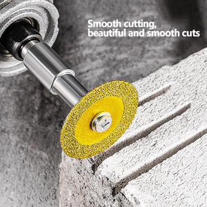 Lames de <span class=keywords><strong>scie</strong></span> diamantées rondes ultra-minces de 40/<span class=keywords><strong>50</strong></span>/60mm de diamètre pour disques de gravure et de coupe de carreaux et de jade. - Product Image 2