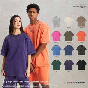 เสื้อยืดลายกราฟิกตัวอักษร คอกลม พิมพ์ลาย DTG สไตล์สตรีทลำลอง แขนสั้น แฟชั่นสไตล์เบสิค วินเทจ ลุคซักยืด - Product Image 1