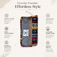 Achetez un sac en jute de qualité standard avec un motif coloré durable |   Sac en jute avec fermeture éclair à vendre en gros par des exportateurs indiens