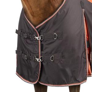 Waterproof Horse Turnout Rug With High Neck And Large Tail Flap Oxford Fabric Outdoor Use All Seasons Protection - Product Image 2
