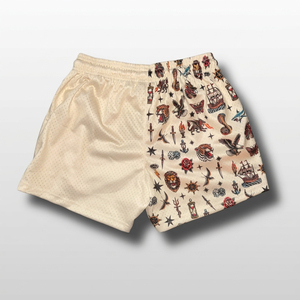 High Quality Digital Printed Solid Men's Shorts Custom Logo Pattern Gym Polyester Mesh Double <b>Layer</b> Breathable Quick Dry - Product Image 1
