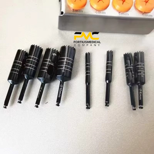 ชุดดอกสว่านตัดฟัน 8 ชิ้น สำหรับเจาะกระดูกยาวในการปลูกถ่ายทางศัลยกรรม ใช้กับเครื่องมือแบบแฮนด์พีซความเร็วต่ำ - Product Image 3
