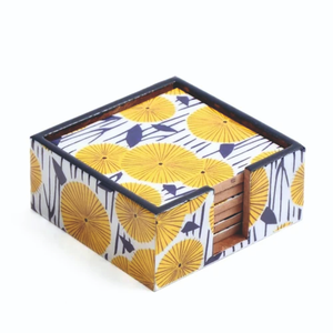 Posavasos de MDF con logo personalizado impreso en esmalte, accesorios de decoración de mesa de madera maciza, ¡en oferta! - Product Image 5