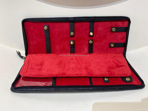 New Hand <b>Tooled</b> Hair on Jewelry Case Classic Country Western Genuine <b>Leather</b> Jewelry Travel Box Cases Jewelry Display Showcase - Product Image 6