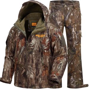 Conjunto de Chaqueta y Pantalones de Camuflaje para Caza New View, Ropa de Invierno Resistente al Viento para Hombre - Product Image 1