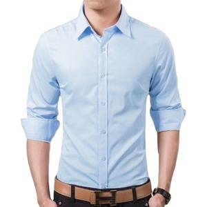 Camisa Formal para hombre, camisa 100% de algodón de alta calidad, precio barato, OEM, venta al por mayor - Product Image 1
