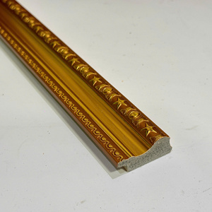Classical Style Picture <b>Frame</b> Moulding PS Polystyrene Ornate Gold Floral OEM Custom Factory Wholesale - Product Image 2