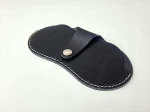 Étui à lunettes de luxe en cuir véritable, pochette souple en cuir de vachette, étui de protection fin fait main pour lunettes de lecture de voyage LGC-0085 - Product Image 2