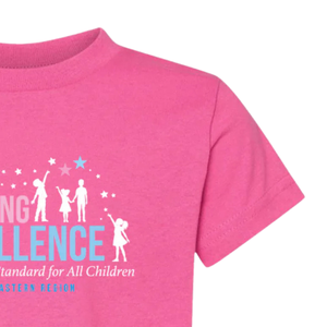 T-shirt rose en coton doux à col rond et manches courtes pour jeunes – Vêtement décontracté pour tous les jours – Collection Excellence - Product Image 2
