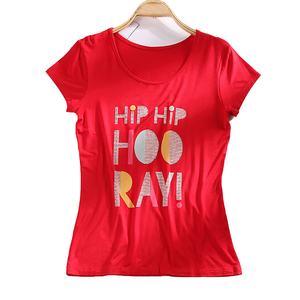 Novedad de verano, camiseta para mujer, camisetas con diseño bordado, camiseta informal de algodón de manga corta, Camiseta corta de gran tamaño - Product Image 5