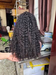 Hot Selling Luxurious Natural Color Burmese Curl Hair Wholesale <b>Human</b> Hair Extensions Style Hair Vendor Best Quality - Product Image 5
