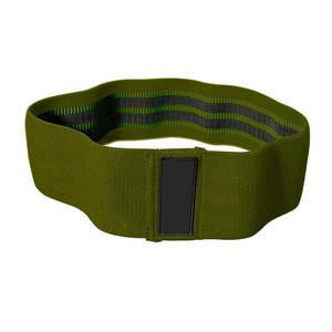 Green Nylon Resistance <b>Band</b> for <b>Exercise</b> Comfortable Elastic Hip Circle Training Gear for Adults - Product Image 1