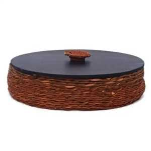 Casserole moderne en acier inoxydable noir mat avec support à base géométrique en zigzag, récipient isotherme pour aliments, pour usage professionnel - Product Image 2