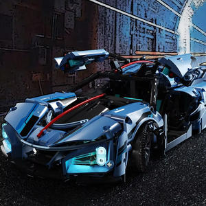 1188 vous Expert célèbre sport course voiture modèle blocs de construction ville vitesse véhicule enfants cadeau Supercar briques MOC miroirs - Product Image 2